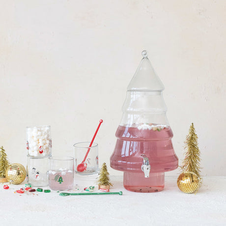 Seaonal Joy Drinking Glass - 4 Styles