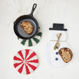Cotton Tufted Candy Striped Trivet - 2 Colors