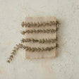 Champagne Faux Boxwood Garland with Glitter