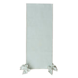Metallic Silver Thread Table Runner with Detachable Bows