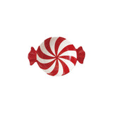 Red & White Hand-Painted Ceramic Candy Bowl