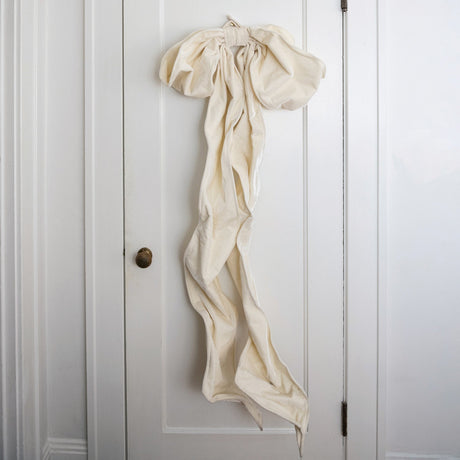 Oversized Fabric Velvet Bow with Velcro Closure
