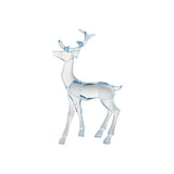 Blue Acrylic Standing Deer