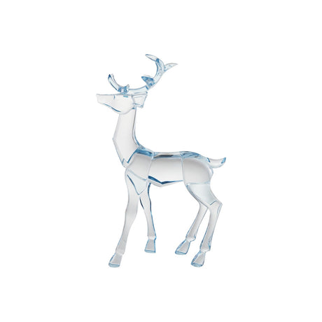 Blue Acrylic Standing Deer