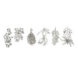 Acrylic & Wire Jeweled Ornament - 6 Styles