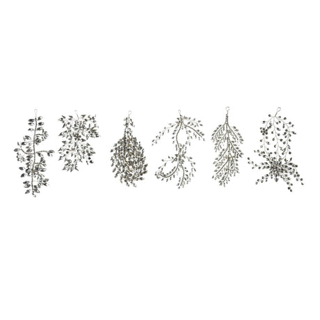 Acrylic & Wire Jeweled Ornament - 6 Styles