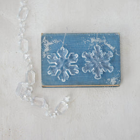 Acrylic Snowflake Ornament - 2 Styles