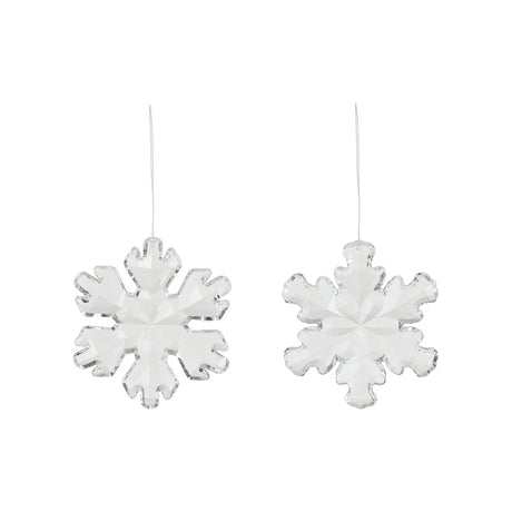Acrylic Snowflake Ornament - 2 Styles