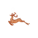Amber Acrylic Deer Ornament