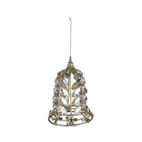 Jewels & Glitter Metal Bell Ornament