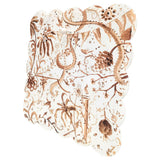 Chocolate Chinoiserie Scallop Display Board