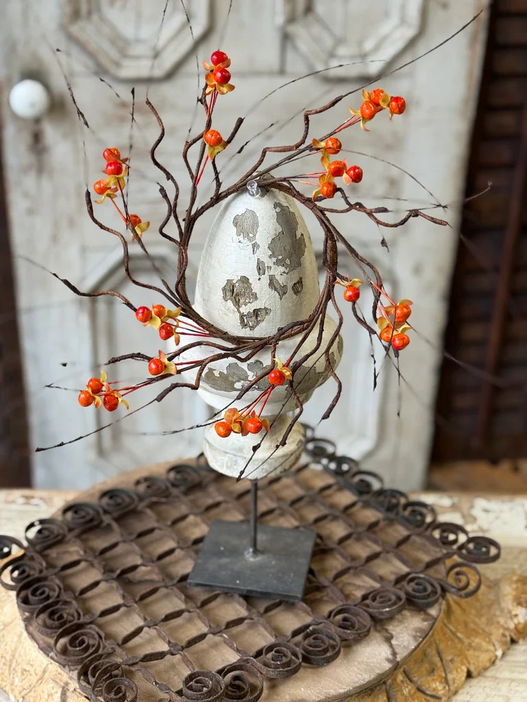 4" Wild Vine Bittersweet Candle Ring