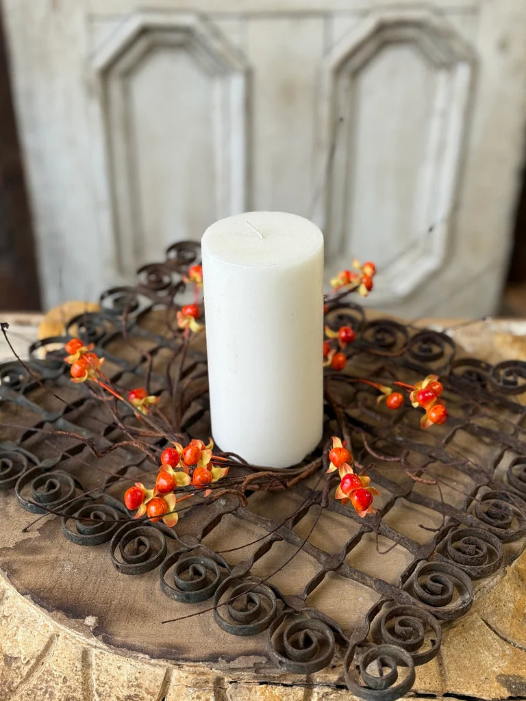 4" Wild Vine Bittersweet Candle Ring