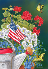 American Garden Garden Flag