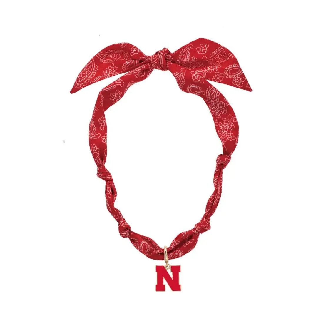 Nebraska Cornhuskers Logo Bandana Scarf Necklace