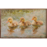 Duckies In A Row Wood Art