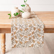 Block Print Dandelion Table Runner home decor accent from Magnolias Home Decor