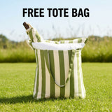 Green Palms Stripe Hammock Swing Bundle