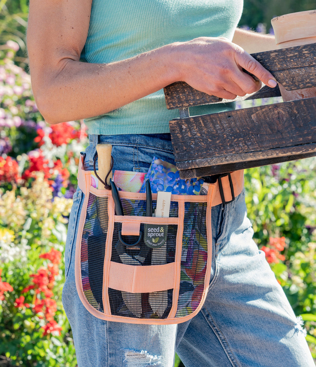 Seed & Sprout Gardening Tool Belt - 4 Colors