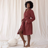 Sage Luxurious Waffle Bathrobe / 3XL