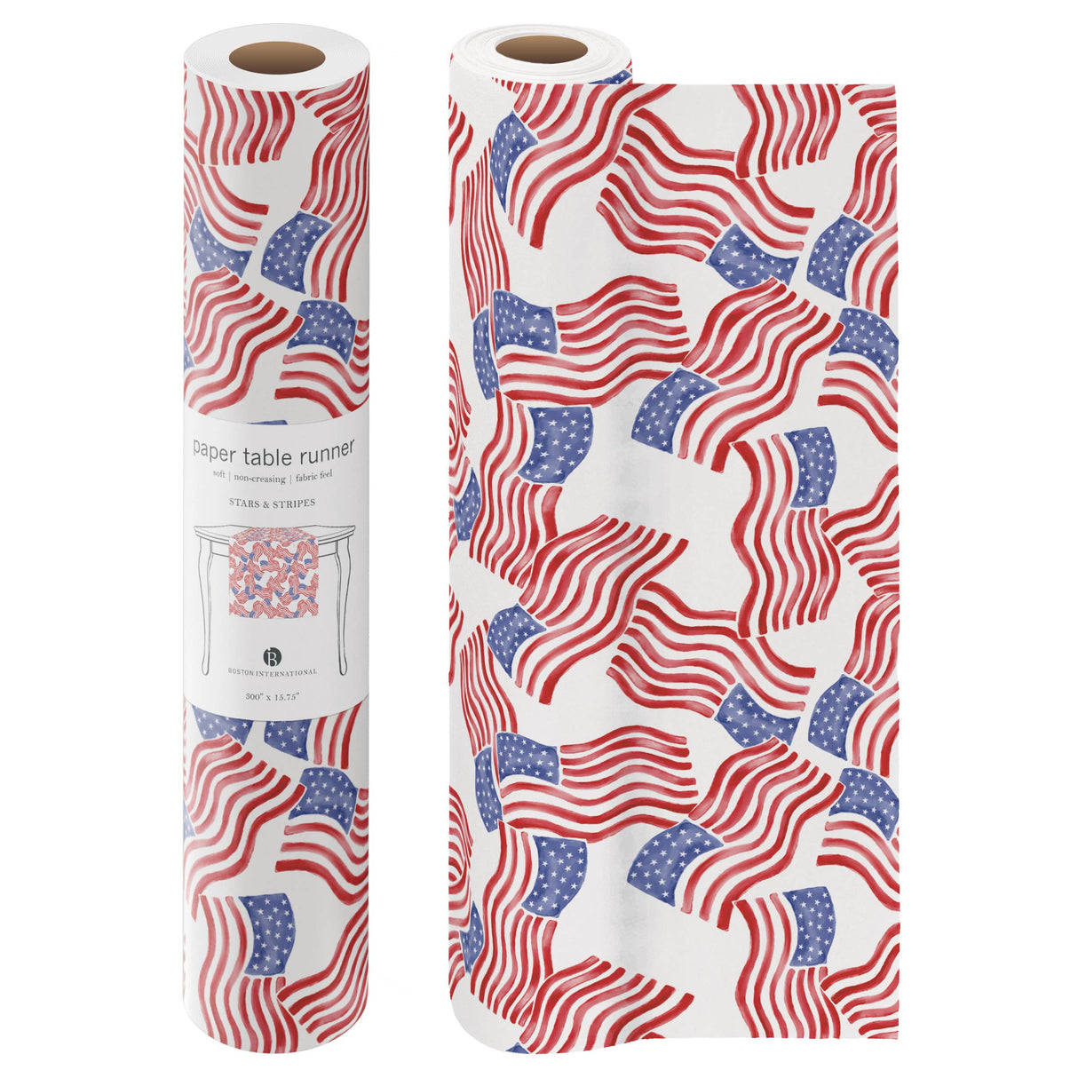 Stars & Stripes Paper Table Runner