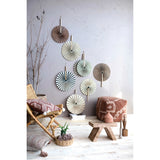 28" Woven Cotton Striped Lumbar Pillow