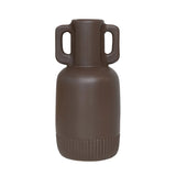 Brown Ceramic Vase w/ Handles