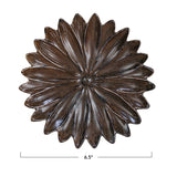 6.5" Stoneware Flower Shaped Plate