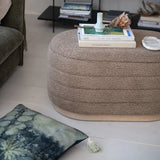 Aqua Serenity Velvet Tassel Pillow