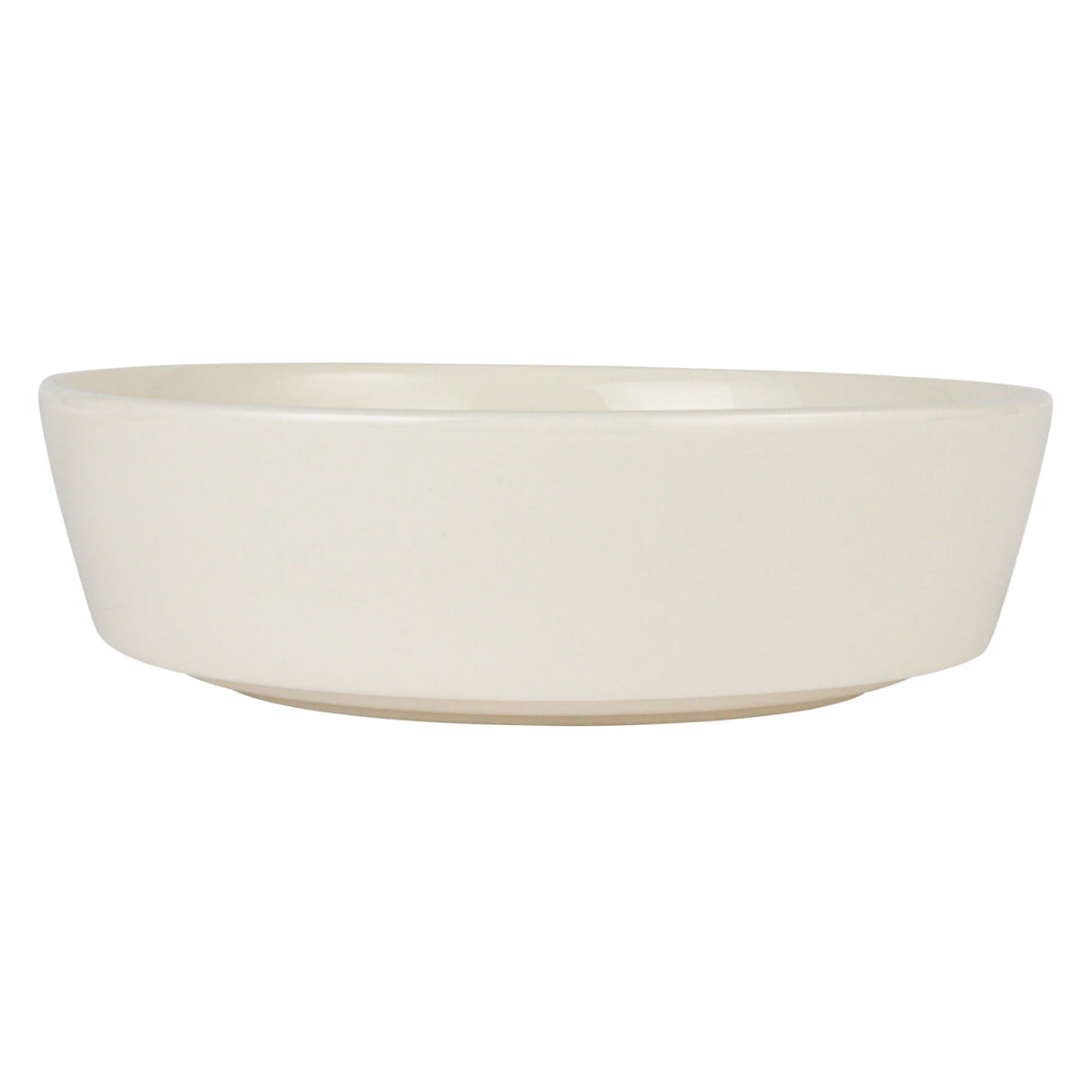 Stoneware & Acacia Serving Dishes - 2 Sizes