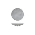 Stoneware Footed Platter, Reactive Glaze, Matte Cream Color Speckled (Each One Will Vary)