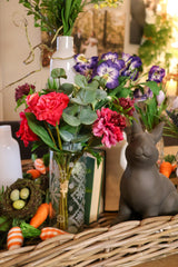 Fuchsia Real Touch Scabiosa & Lisianthus Bundle