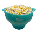 Silicone Microwave Popper: Teal