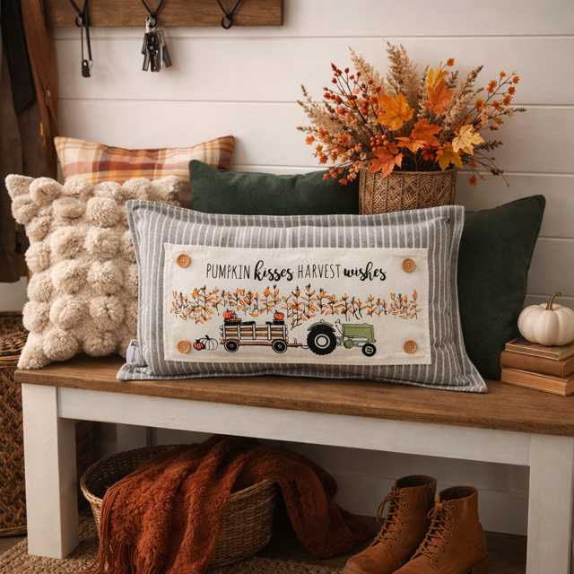 Fall Farm Interchangeable Pillow Panel