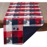 Americana Checkered Table Runner