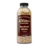 14oz Bottle of Medium White Hulless Popcorn