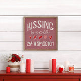 Kissing Booth Smootch Wood Art