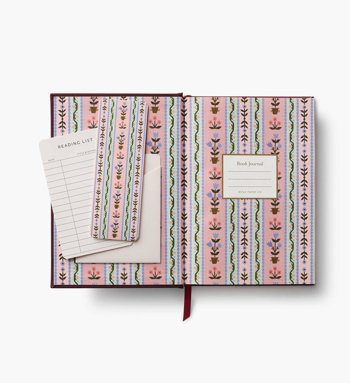 Rifle Paper Ladies Night Book Club Embroidered Book Journal