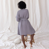 Anthracite Luxurious Waffle Bathrobe / 3XL