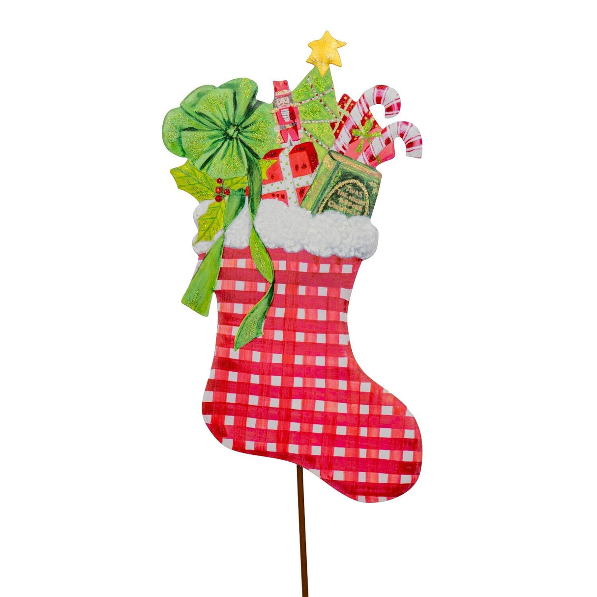Gingham Stocking Stake