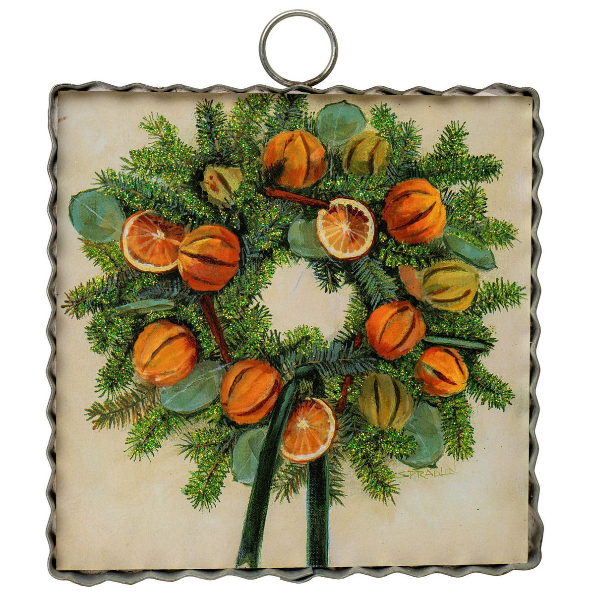 Gallery Orange Slice Wreath Mini Art