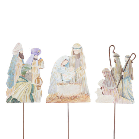 Holy Family, Shepherds & Kings Garden Stake