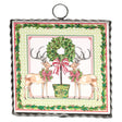 Beck's Traditional Tidings Deer & Topiary Mini Art