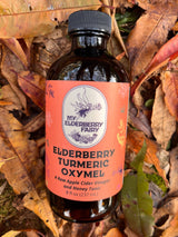 Elderberry-Turmeric Oxymel (8 oz)