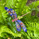Copper Enamel Dragonflies