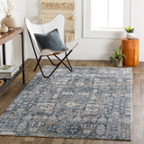 2x4' Cardiff Teal Rug