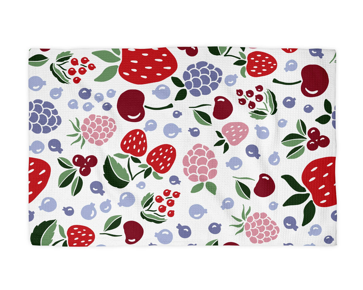 Berry Picking Tea Towel