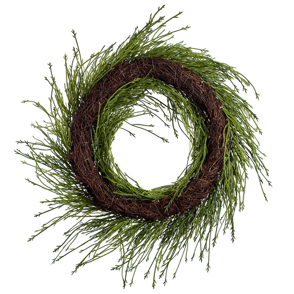 22" Club Moss Fern Wreath
