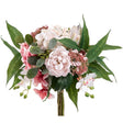 16" Peony/Protea/Orchid Bouquet - artificial silk floral by Allstate