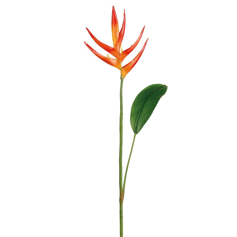Orange Mini Heliconia Spray